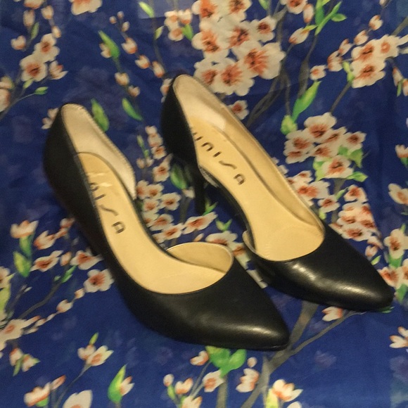 Unisa Sz 7 Black d’orsay style pump - Picture 2 of 5